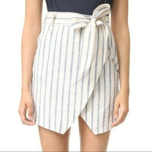 Madewell Dresses & Skirts - Madewell Linen Portside Striped Skirt